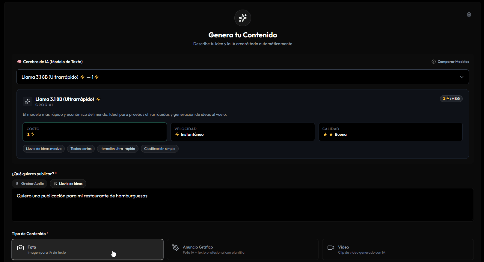 Wizard Post de Inteligencia Artificial